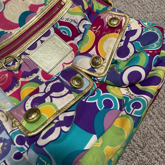 Limited Edition Coach Poppy Backpack - Picture 4 of 9